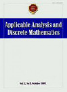 Applicable Analysis And Discrete Mathematics