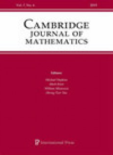 Cambridge Journal Of Mathematics