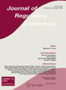 Journal Of Regulatory Economics