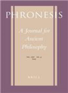 Phronesis-a Journal For Ancient Philosophy