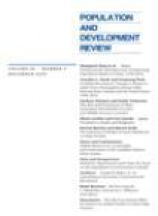 Population And Development Review