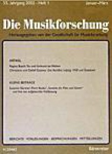 Musikforschung