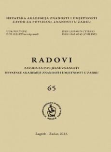 Radovi Zavoda Za Povijesne Znanosti Hazu U Zadru