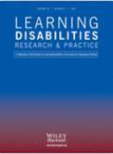 Learning Disabilities Research & Practice