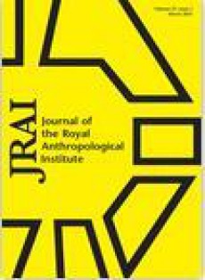 Journal Of The Royal Anthropological Institute