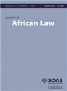 Journal Of African Law