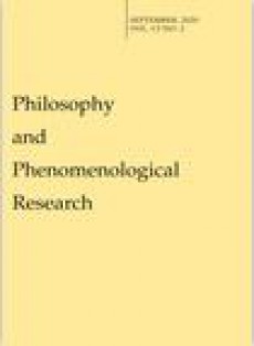 Philosophy And Phenomenological Research