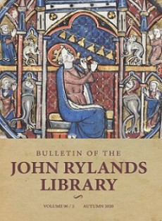 Bulleton Of The John Rylands Library