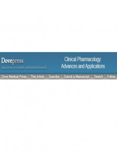 Clinical Pharmacology-advances And Applications