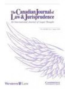 Canadian Journal Of Law And Jurisprudence